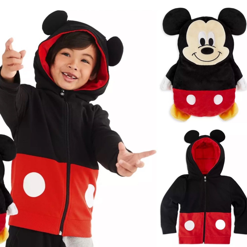 Cubcoats Mickey Mouse 2 in 1 Transforming Hoodie and Soft Plushie